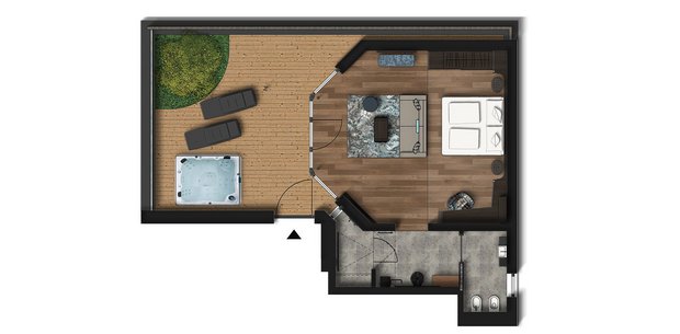 Sketch Jurte Suite