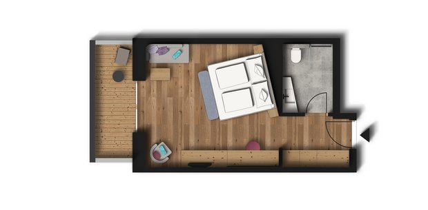 Sketch Doppelzimmer Uina Superior