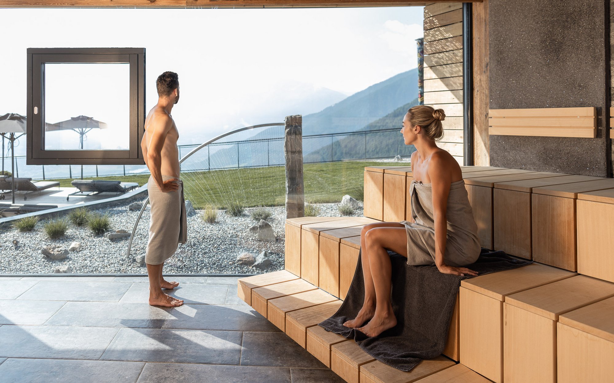 Panoramasauna im DAS GERSTL Alpine Retreat
