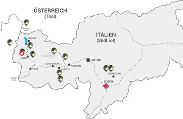 Alle Parcours auf einem Blick