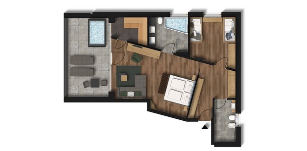 Sketch Piz Rasass Suite
