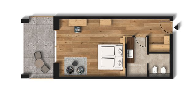 Sketch Doppelzimmer Ortler